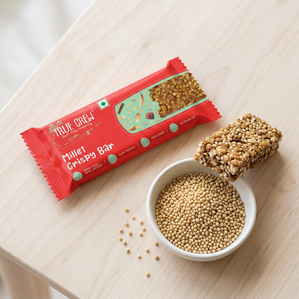 True Crew Millet Crispy Bar (10 Pack)