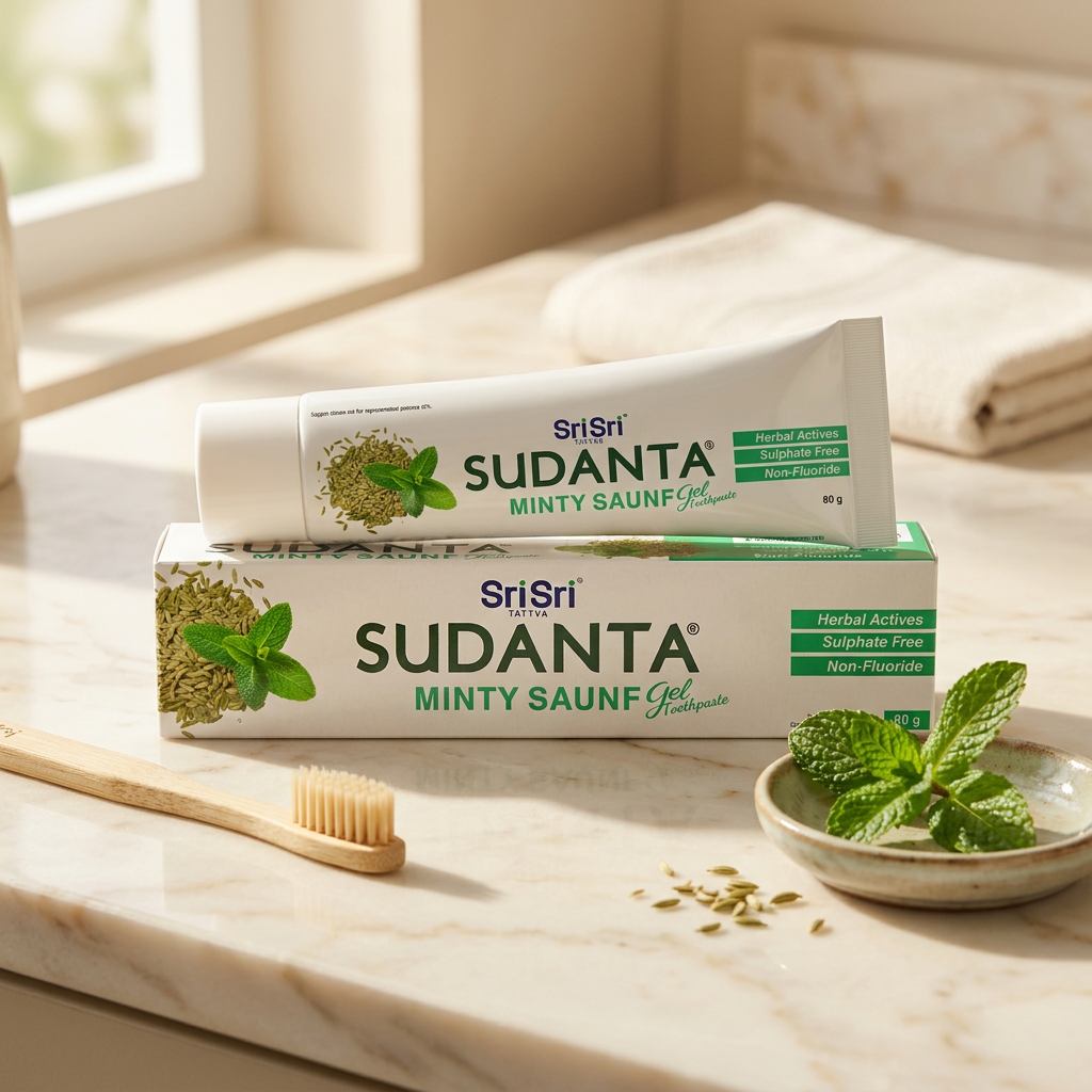 Sudanta Minty Saunf Gel Toothpaste (150g)
