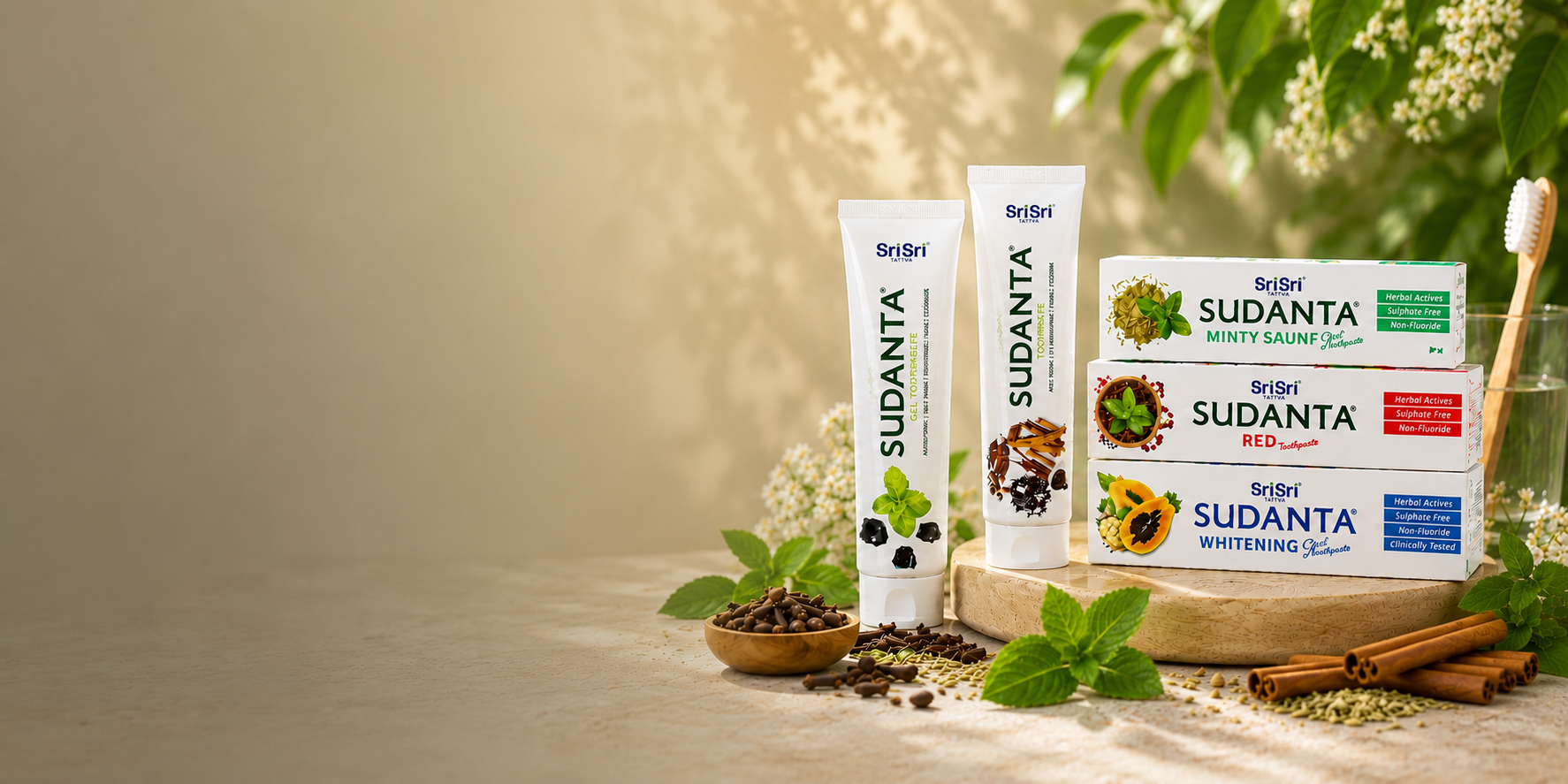 Sudanta — natural Ayurvedic toothpaste