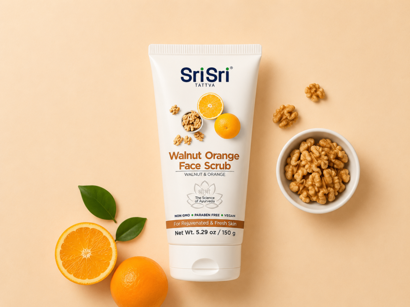 Walnut Orange Face Scrub (100g)