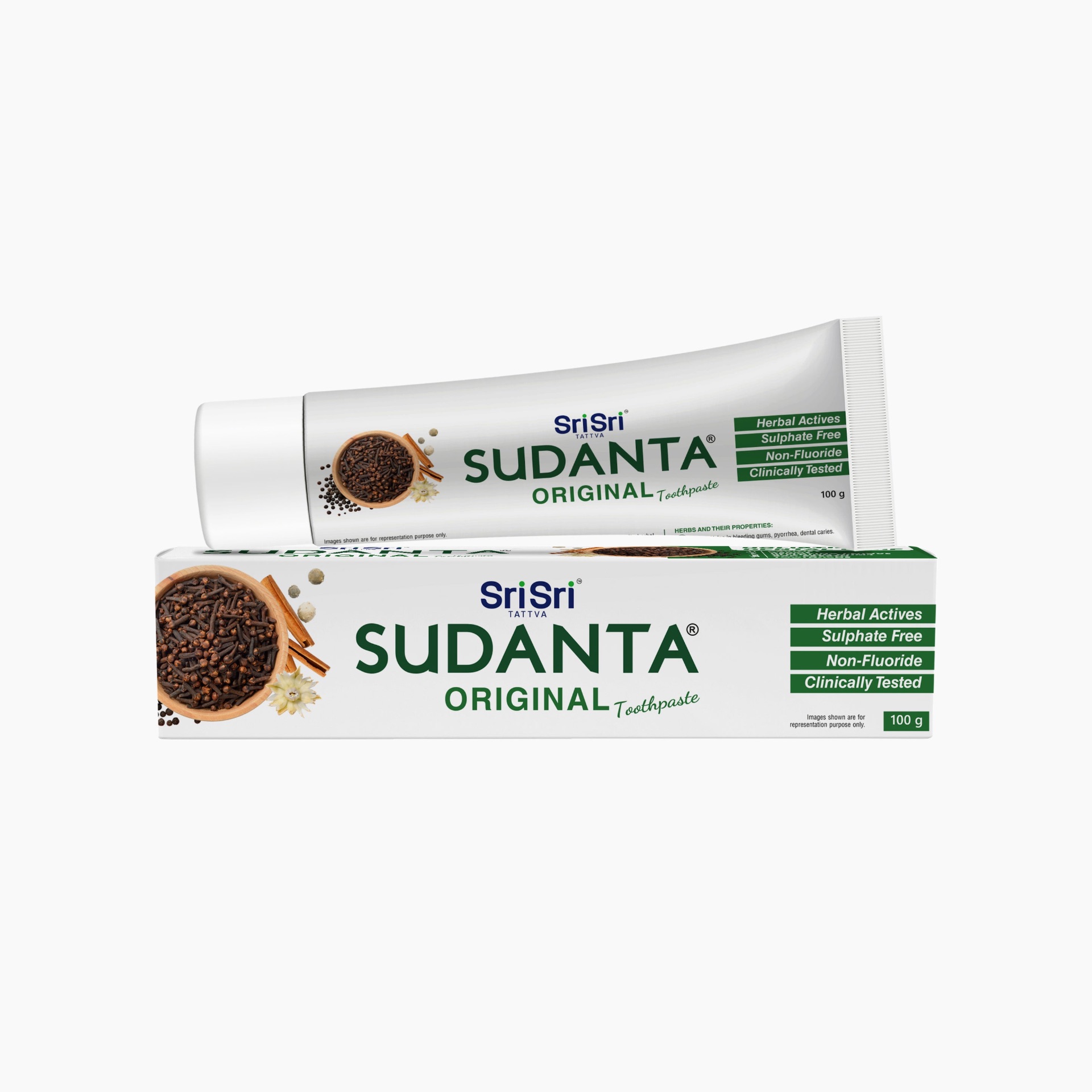 Sudanta Original Toothpaste (200g) key herbs