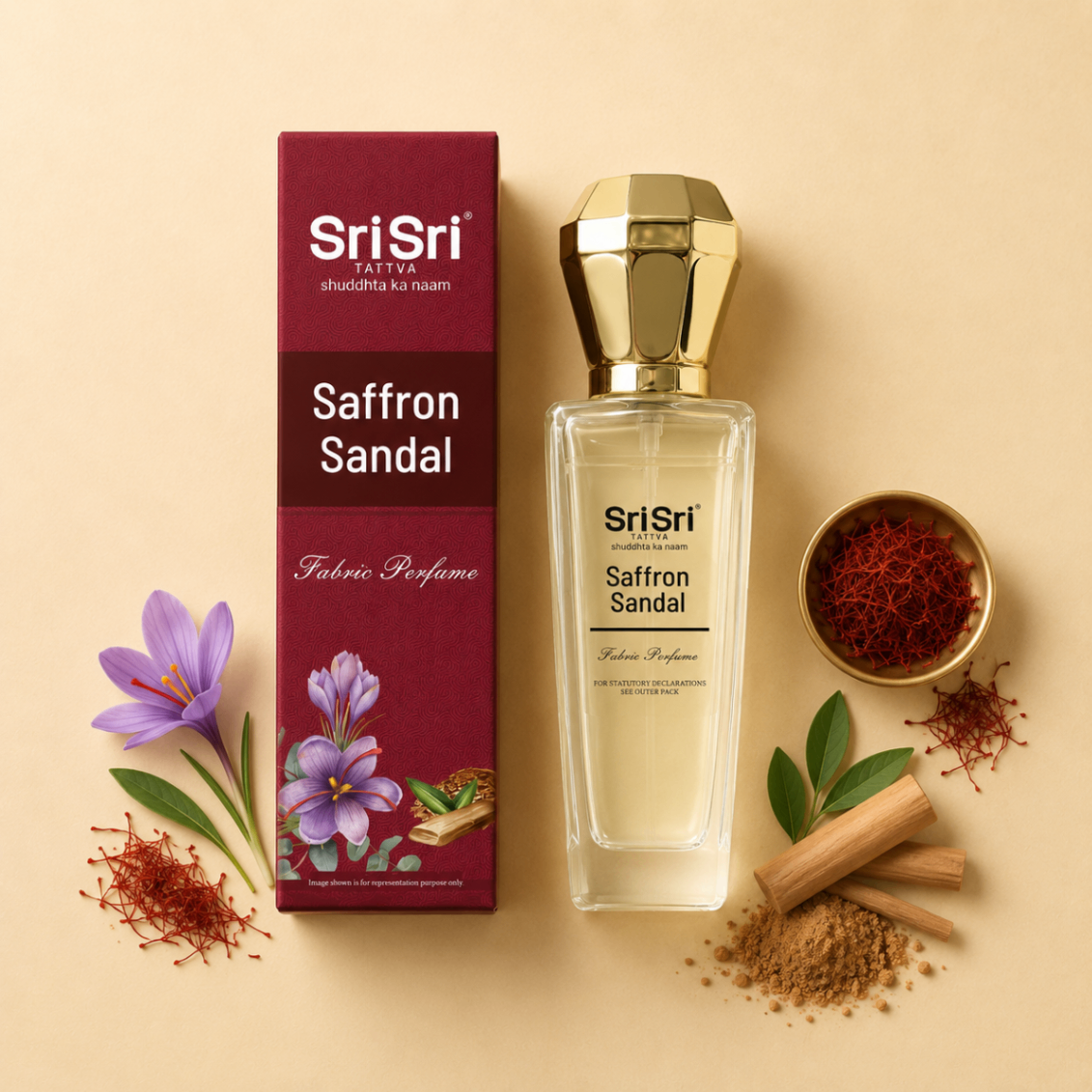 Saffron Sandal Fabric Perfume (50ml)